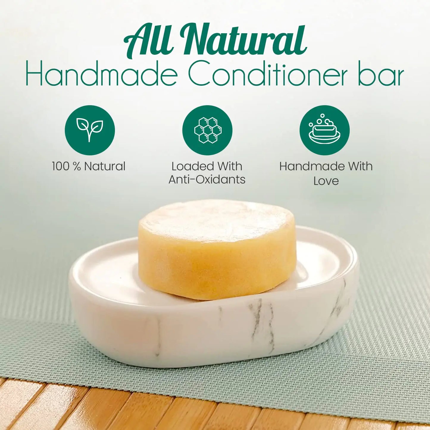 Organic Citrus Conditioner Bar | Eco-Friendly Hair Care