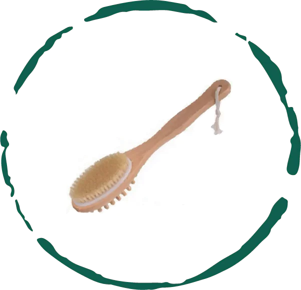 Eco-Friendly Long Handle Body Brush with Massage Bristles