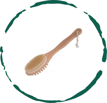 Eco-Friendly Long Handle Body Brush with Massage Bristles