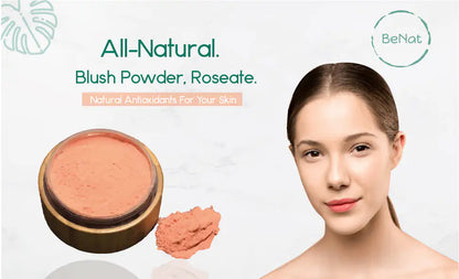 All-Natural Blush Loose Powder - Eco-Friendly Packaging