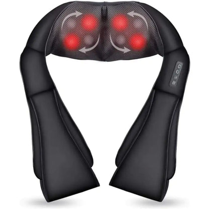 Shiatsu Neck & Shoulder Massager with Heat Therapy